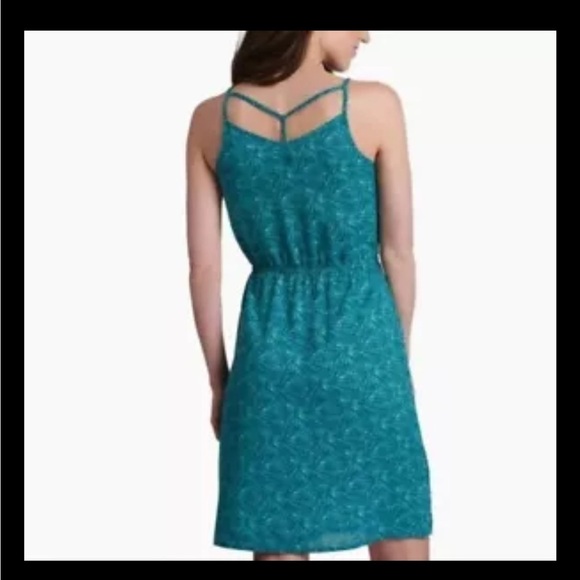 Kuhl  Lucie Geometric Print Sleeveless Dress XS Blue - Picture 6 of 11